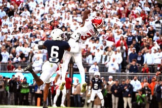 오마르 쿠퍼 주니어의 토탭 TD, 27-24 승리로 인디애나 무패 시즌 2위 펜실베이니아 주립대 승리 유지