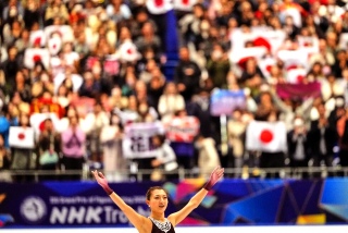 지배적인 사카모토, NHK 파이널 트로피 타이틀 방어, 그랑프리 파이널 북스 출전권 획득